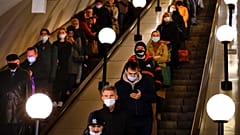Пассажиры московского метро