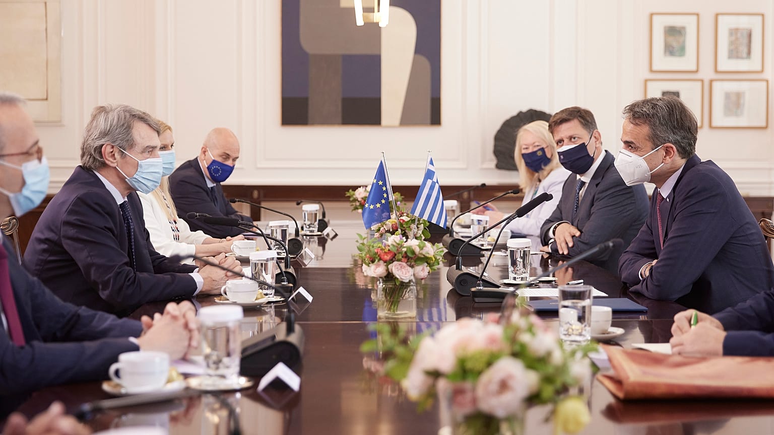 Greek Prime Minister Kyriakos Mitsotakis