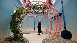 Un detalle del pabellón del Reino Unido en la Bienal de Arquitectura de Venecia