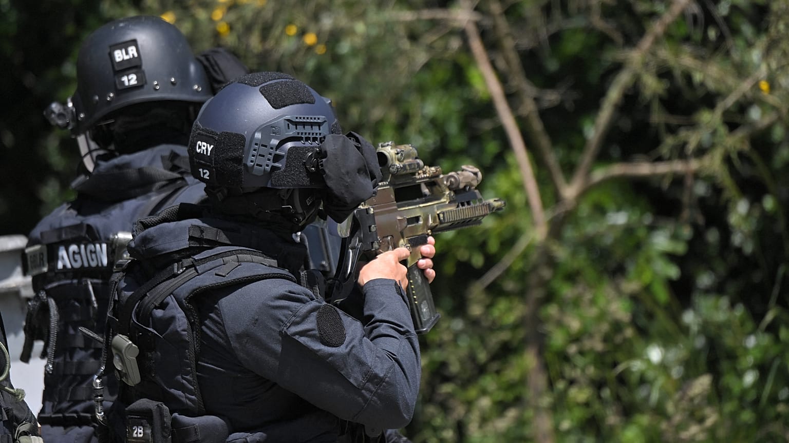 Over 200 officers were involved in the operation to arrest the attacker