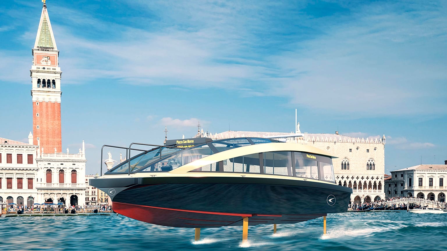 L'aliscafo "volante" sbarca a Venezia...