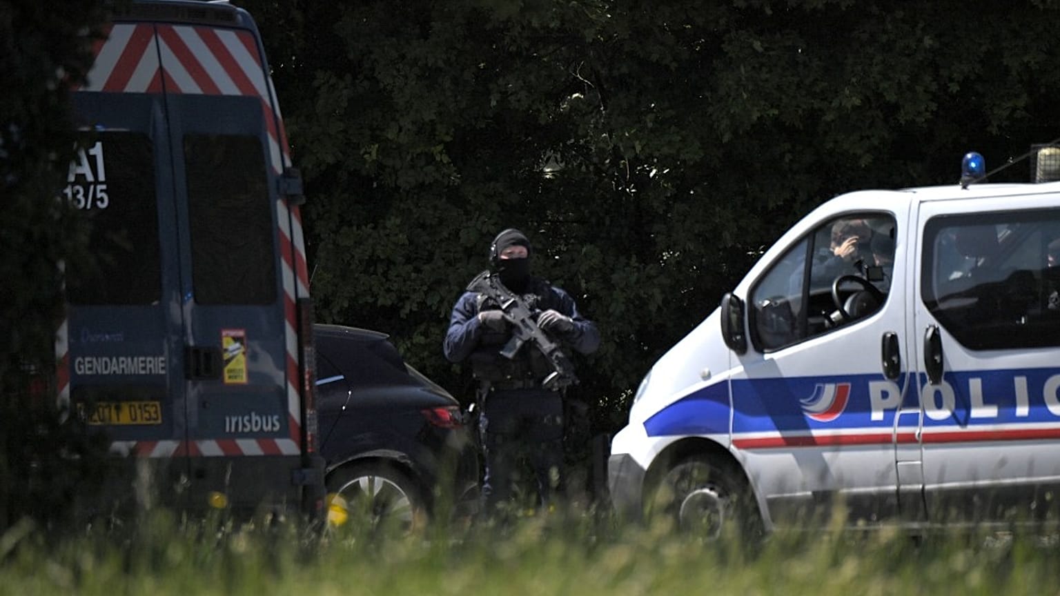 Nach dem Messerangriff in  la Chapelle-sur-Erdre bei Nantes