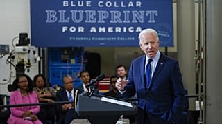 President Joe Biden delivers remarks on the economy at the Cuyahoga Community College Metropolitan Campus, Thursday, May 27, 2021, in Cleveland.