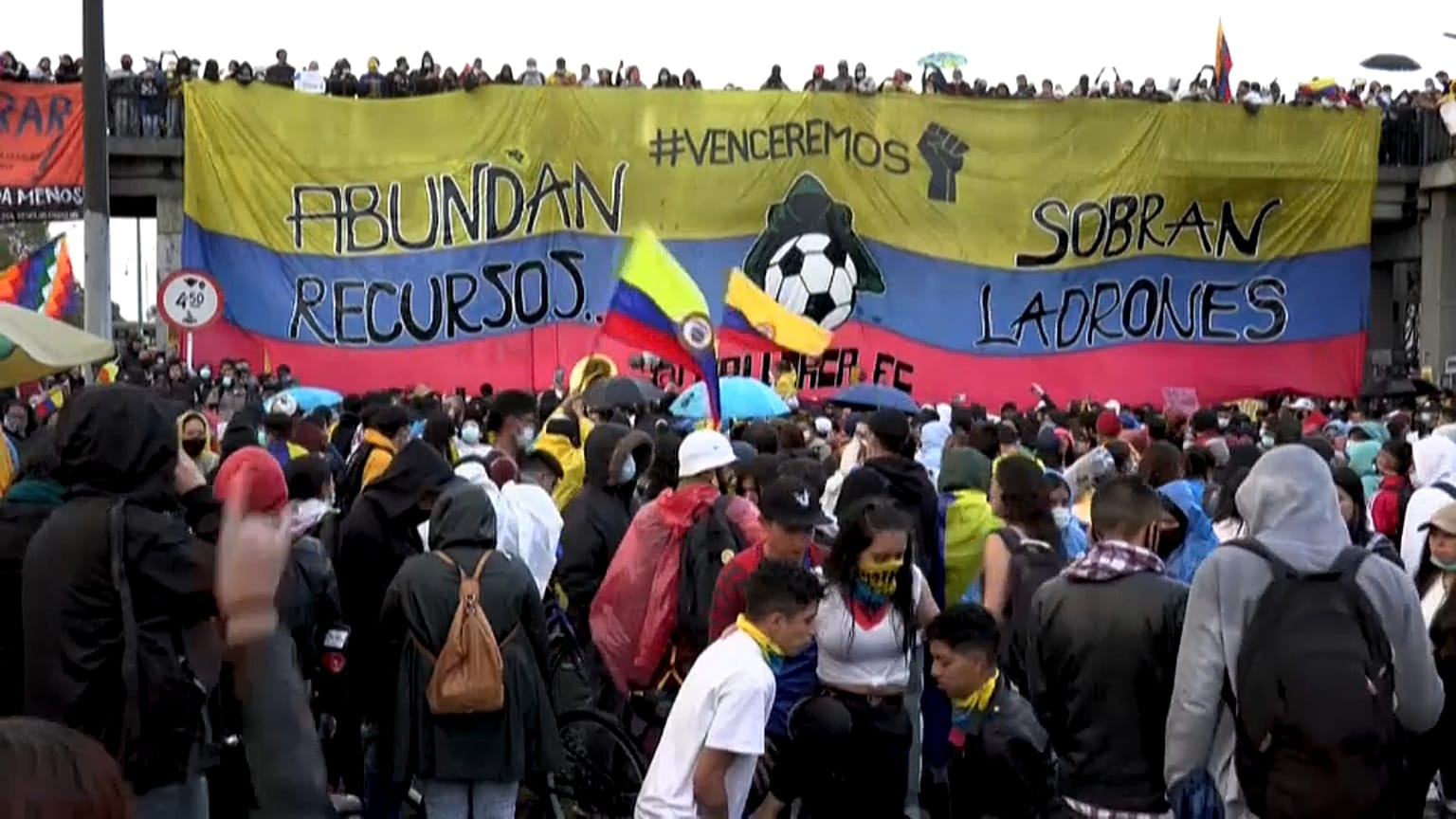 Protesta en Colombia