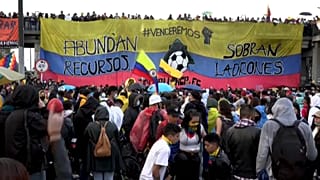 Protesta en Colombia