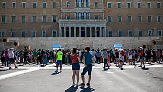Virus Outbreak Greece Tourism