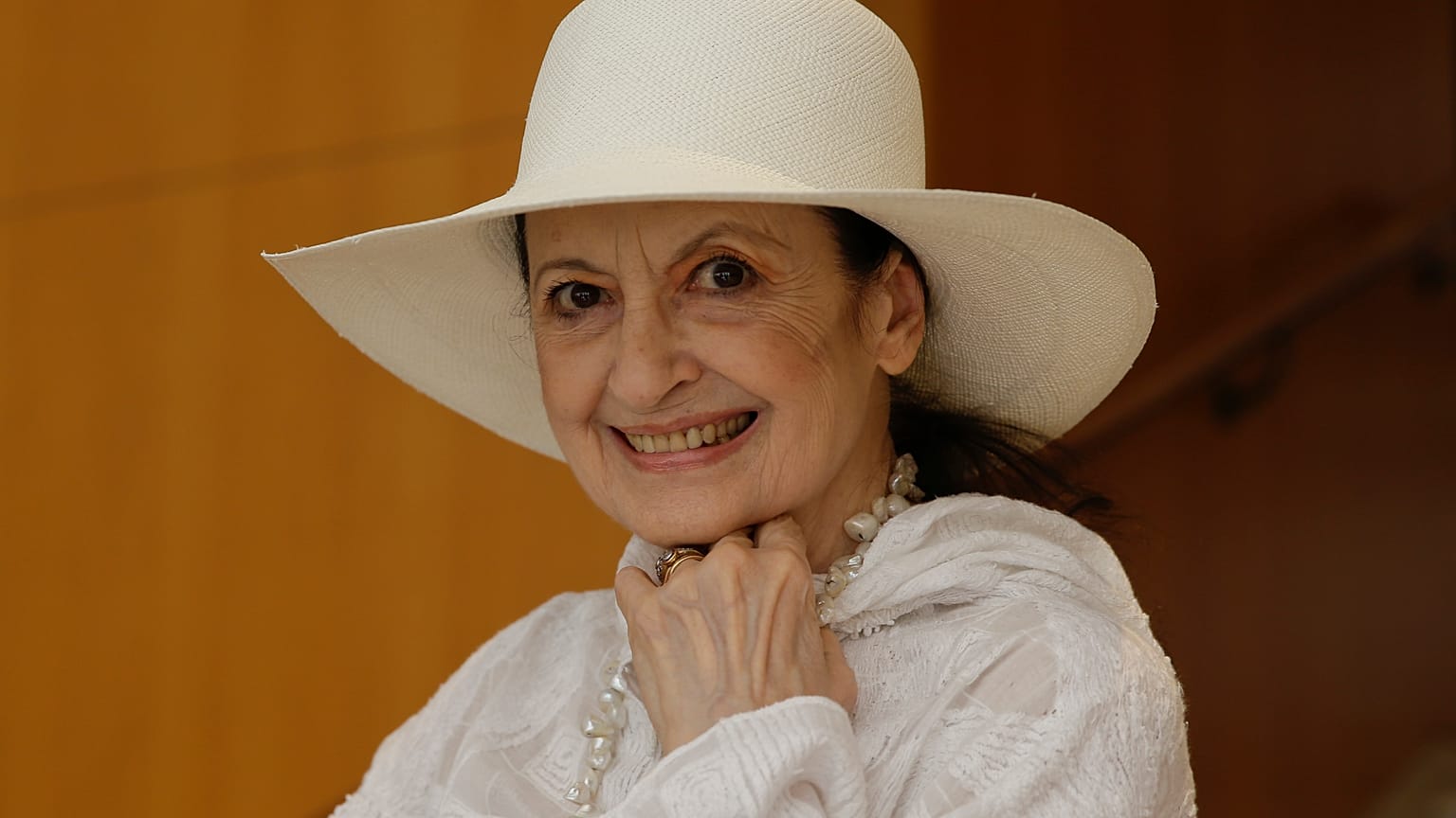 La bailarina de Ballet Carla Fracci.