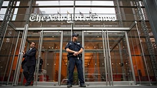 Vor der New York Times - ARCHIV