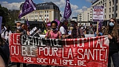 Manifestation en soutien aux soignants, Bruxelles le 29 mai 2021