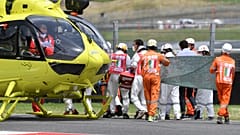 Nach dem tödlichen Unfall von Jason Dupasquier in Mugello in Italien