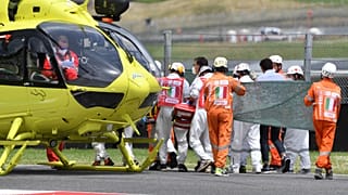 Nach dem tödlichen Unfall von Jason Dupasquier in Mugello in Italien