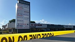Il luogo dove è avvenuta la sparatoria, a Hialeah nella contea di Miami-Dade