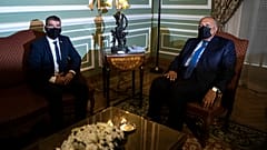 srail Dışişleri Bakanı Gabi Ashkenazi, Mısırlı mevkidaşı Samih Şukri 