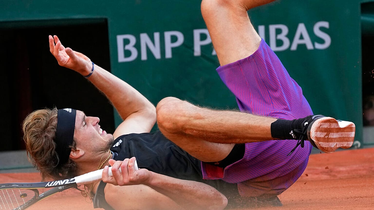 Alexander Zverev bei den French Open in Paris