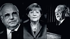 Helmut Kohl - Angela Merkel - Konrad Adenauer