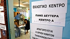 Εκλογικό τμήμα στη Λευκωσία (φωτογραφία αρχείου)