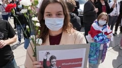 Proteste a Varsavia dell'opposizione bielorussa