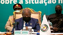 Ghanas Präsident Nana Akufo-Addo auf der ECOWAS-Sondersitzung
