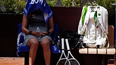 Naomi Osaka bei den Italien Open Anfang Mai