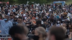 منطقة غرينوود، موقع مذبحة تولسا، أوكلاهوما، 19 يونيو 2020