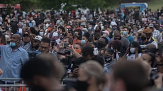 منطقة غرينوود، موقع مذبحة تولسا، أوكلاهوما، 19 يونيو 2020