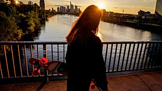 Sonnenuntergang in Frankfurt am Main