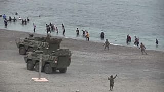 Llegada masiva de inmigrantes a Ceuta (archivo)