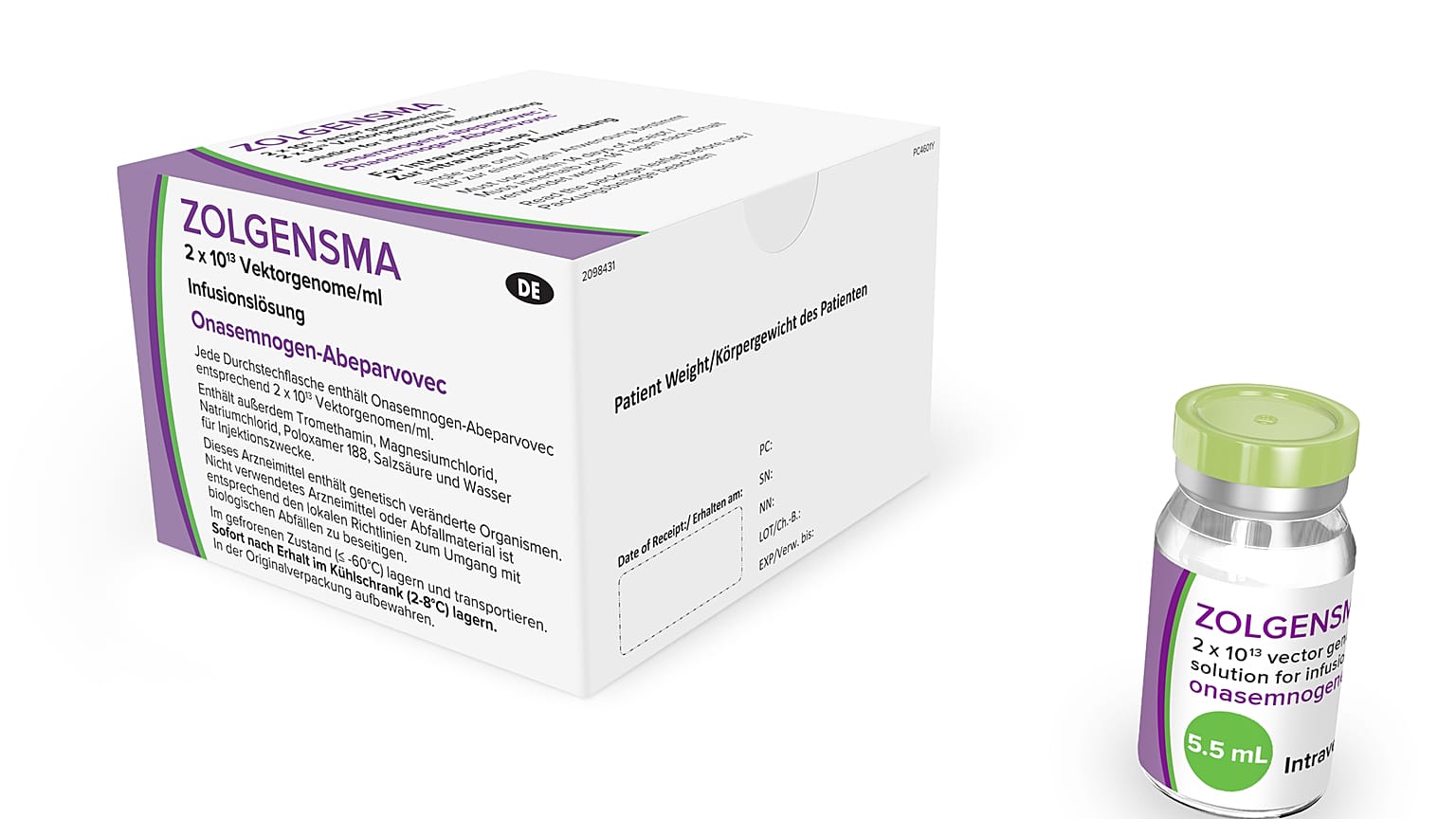 One of the most costly drugs in the world, Zolgensma