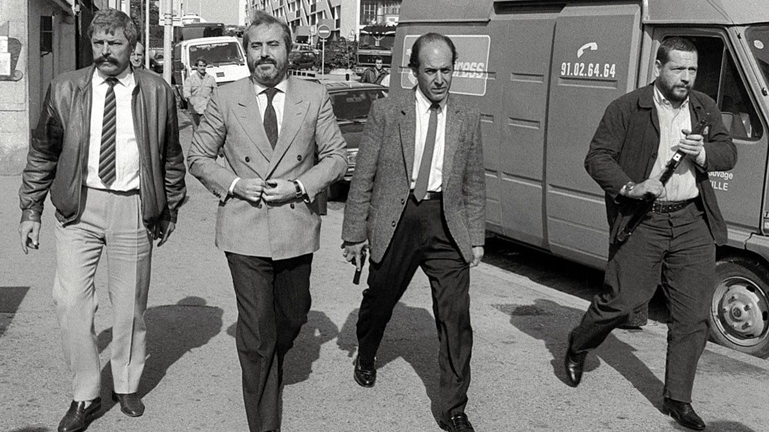 Le juge Giovanni Falcone à Marseille (France), le 21 October 1986 