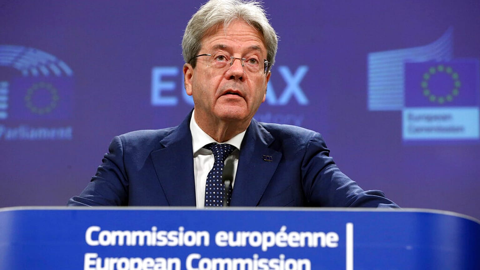 European Commissioner for Economy Paolo Gentiloni