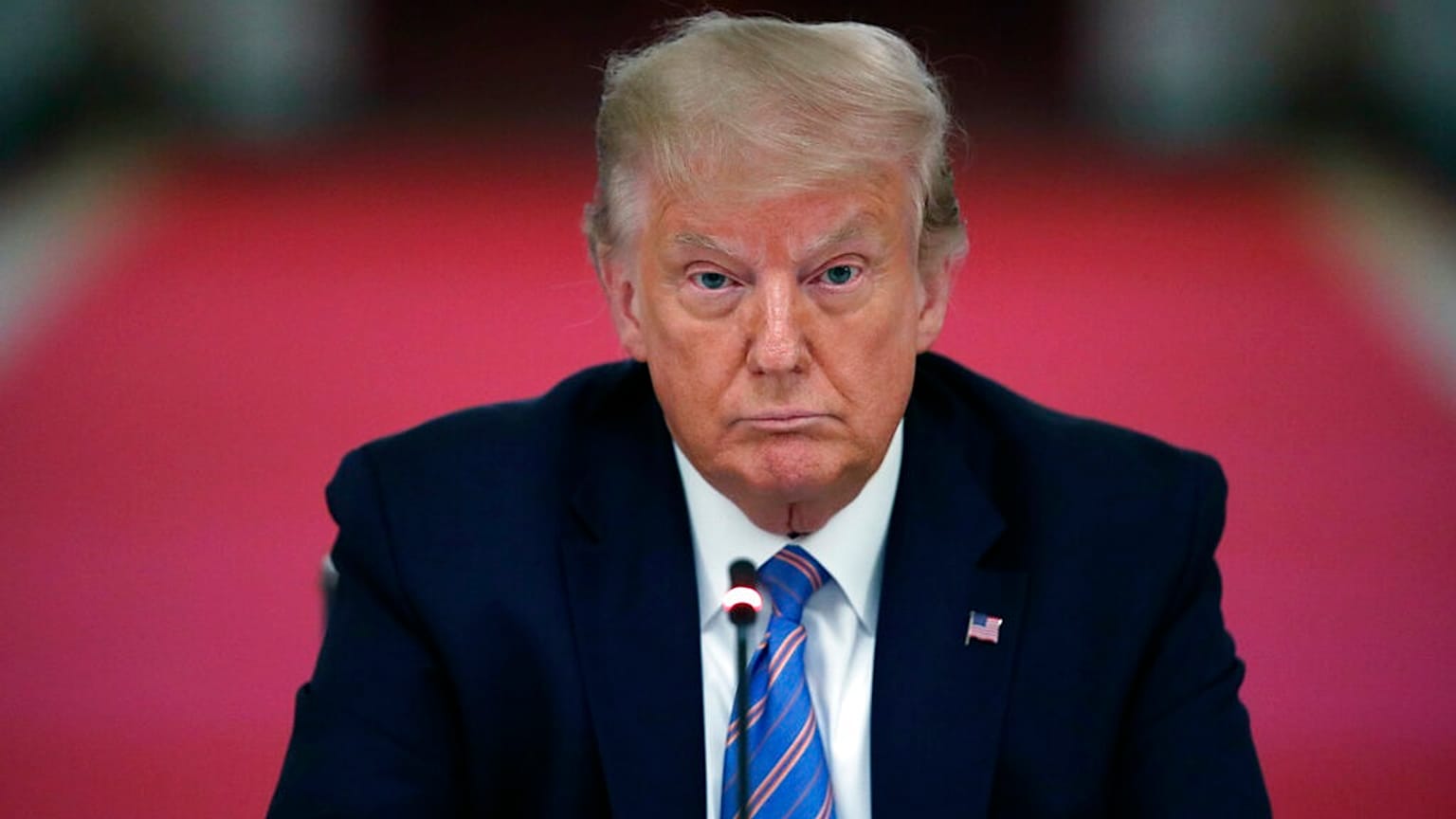 Donald Trump 2020 júliusában, még elnökként