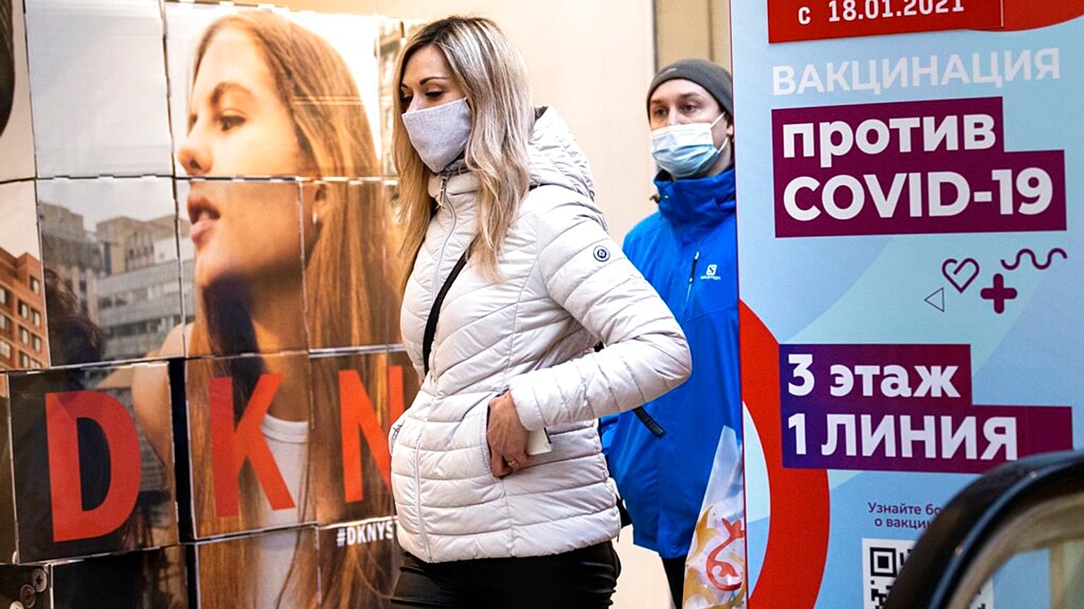 Pendemi döneminde Rusya'nın başkenti Moskova'dan bir görünüş.
