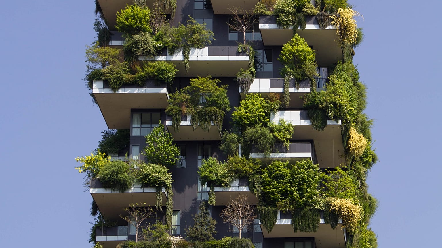 The Bosco Verticale in Milan has become an example of green architecture