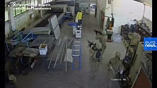 Un momento de la operación militar (captura de pantalla)