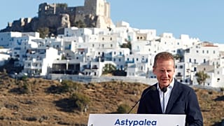 "Astypaléa sera un futur laboratoire de la décarbonisation en Europe", a déclaré Herbert Diess, le président du directoire du groupe Volkswagen.