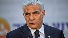Jaír Lapid, új izraeli miniszterelnök egy 2021. május 6-i felvételen