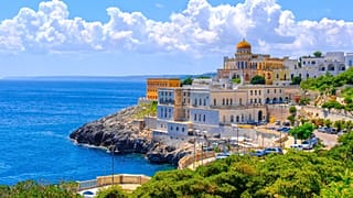 Santa Cesarea Terme in Salento, Apulia, in the region Lecce in south Italy.