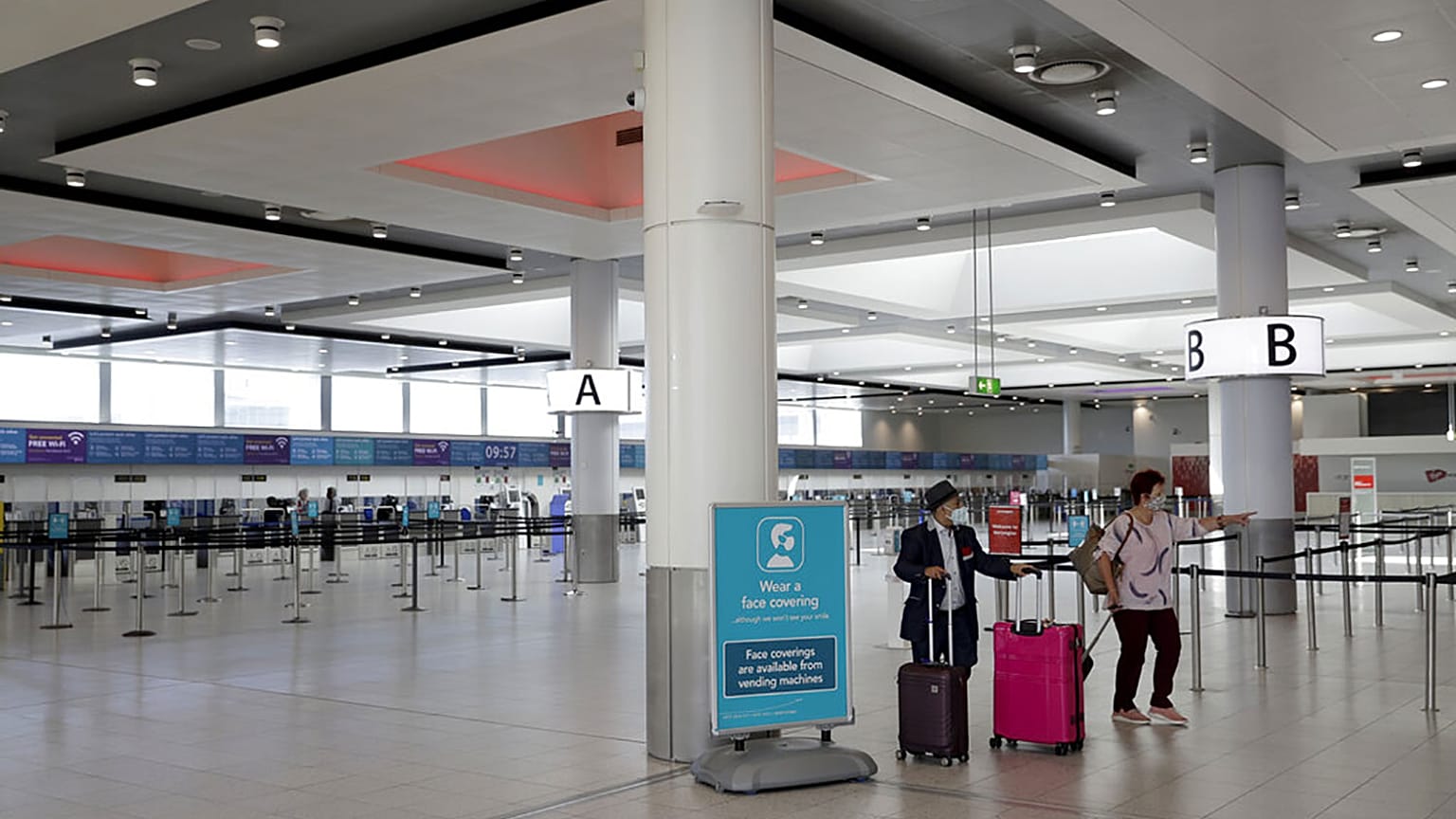 El aeropuerto de Gatwick, al sur de Londres, en una foto de archivo del pasado verano.