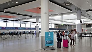 El aeropuerto de Gatwick, al sur de Londres, en una foto de archivo del pasado verano.