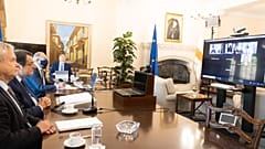Τηλεδιάσκεψη Προέδρου Αναστασιάδη με Τατάρ
