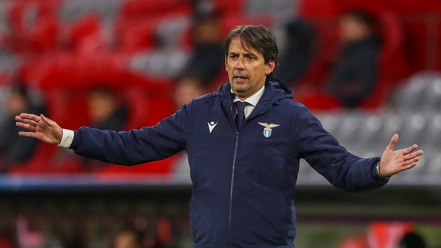 Simone Inzaghi bei einem Ligaspiel seines Noch-Vereins Lazio Rom