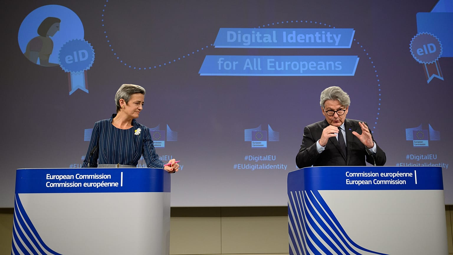 Press conference on a trusted and secure European e-ID