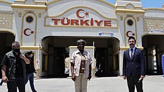 ABD'nin BM Büyükelçisi Thomas-Greenfield, Hatay'ın Reyhanlı ilçesindeki Cilvegözü sınır kapısını ziyaret etti