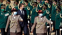 Emmanuel Macron in Kapstadt (Südafrika) am 28. Mai 2021