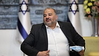 رئيس القائمة العربية الموحدة في الكنيست منصور عباس. 05/04/2021