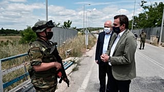 Ο αντιπρόεδρος της Ευρωπαϊκής Επιτροπής Μαργαρίτης Σχοινάς, επισκέφτηκε τον Μεθοριακό Σταθμό Κήπων του Έβρου