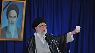 المرشد الاعلى للجمهورية الإيرانية علي خامنئي