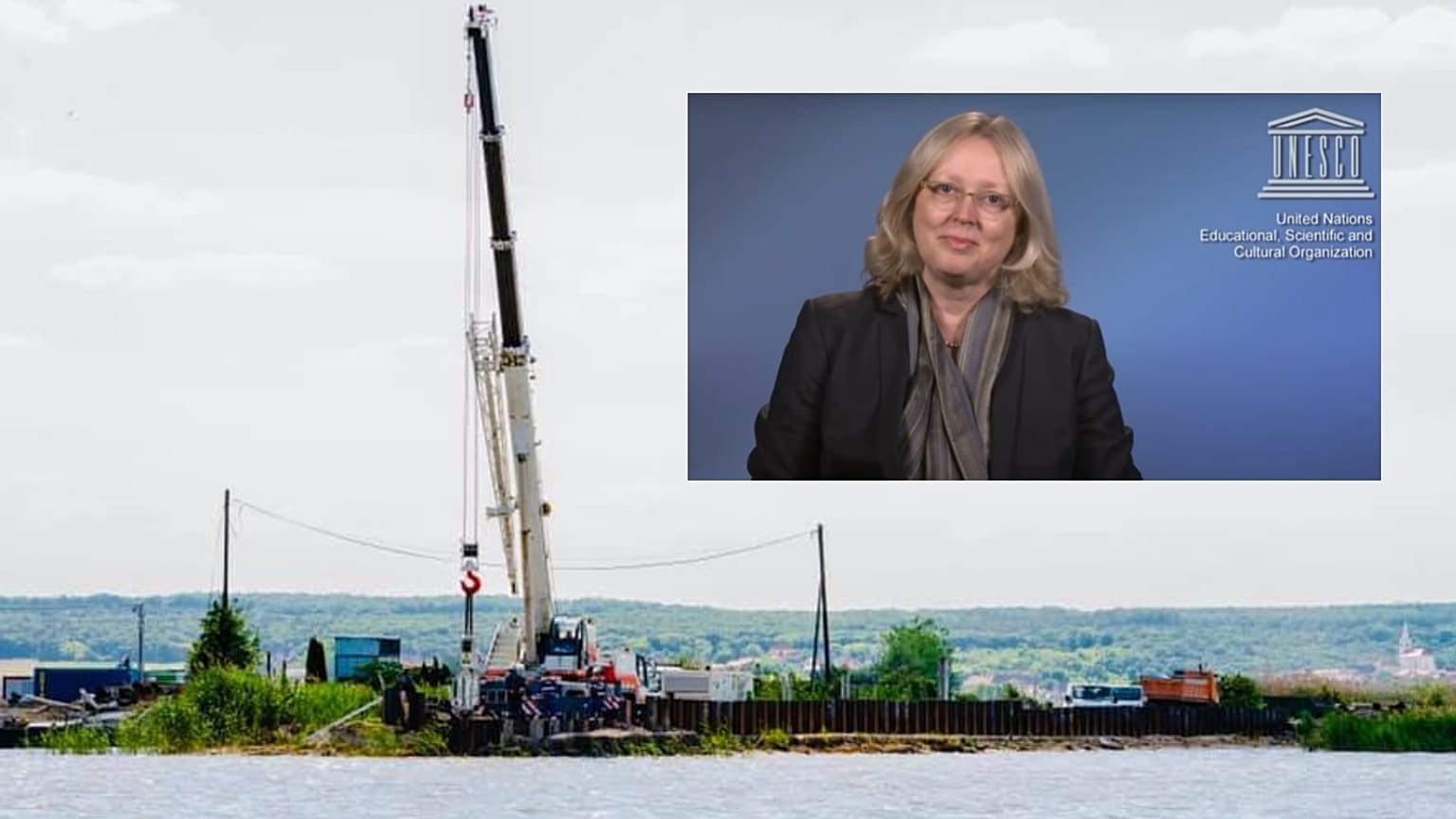 Dr. Mechtild Rössler, az UNESCO igazgatója a beruházás leállítását követeli