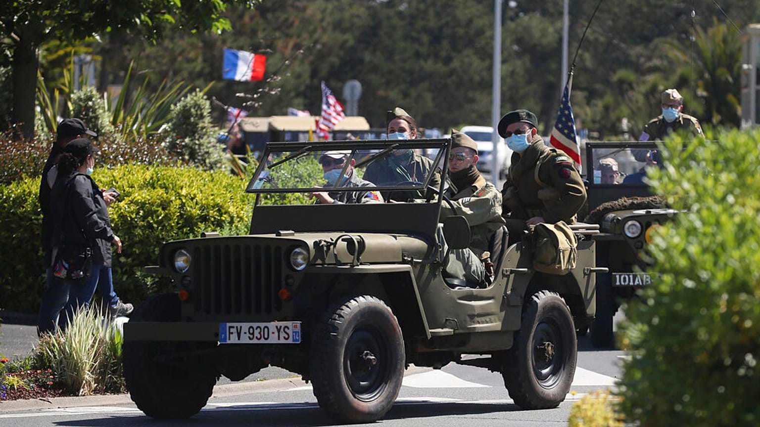 77ème anniversaire du Débarquement en Normandie : inauguration d'un mémorial britannique