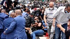 Tunis: Zu Fuß gegen höhere Spritpreise